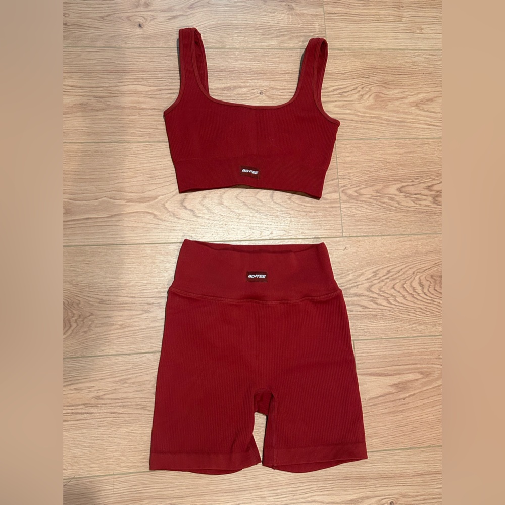 Burnt Orange Bo + Tee set